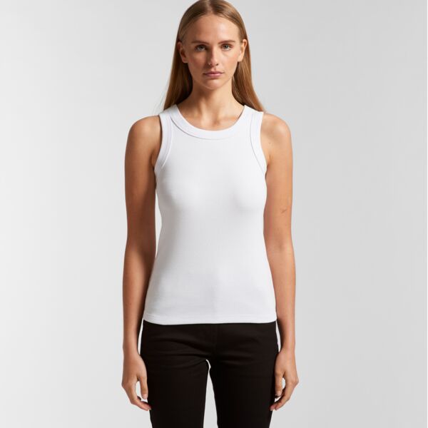 Womens Organic Rib Tank Thumbnail