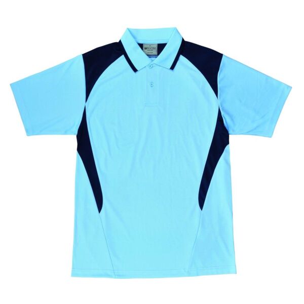 Kids Honey Comb Contrast Panel Polo Thumbnail
