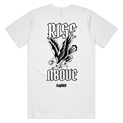 Rise Above T-shirt - White Thumbnail