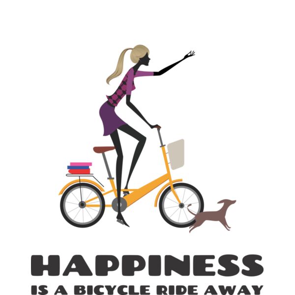 Happiness is a bicycle ride away Thumbnail